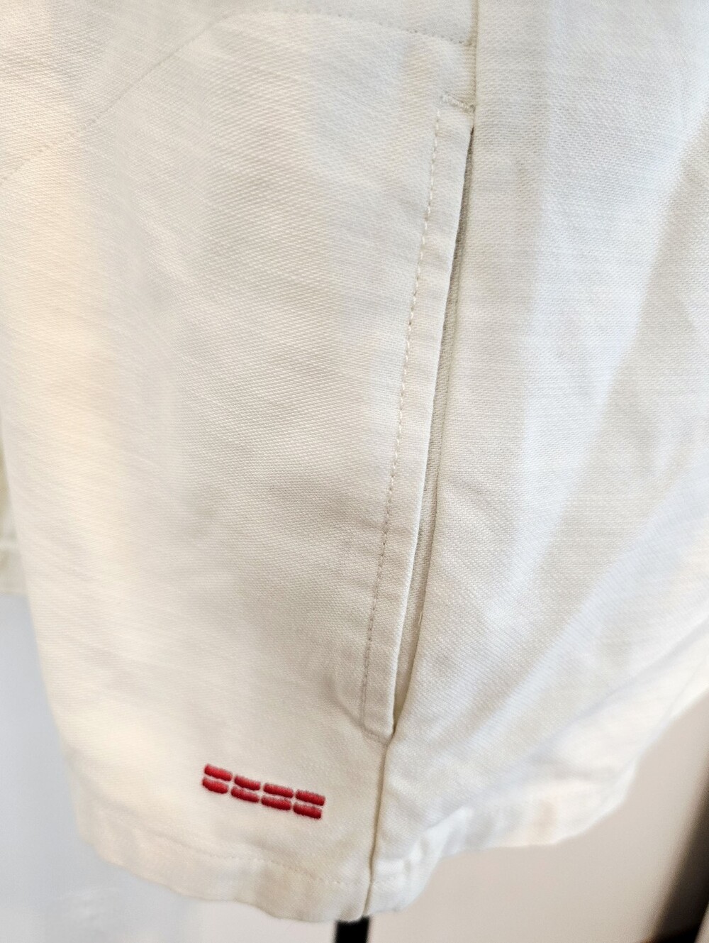 Peace Love World White Studded Star Utility Jacket Shacket Cotton Oversized Y2K - Picture 13 of 15